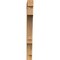 Ekena Millwork Balboa Block Rough Sawn Bracket, Western Red Cedar, 4"W x 30"D x 42"H BKT04X30X42BOA05RWR - alternate 3